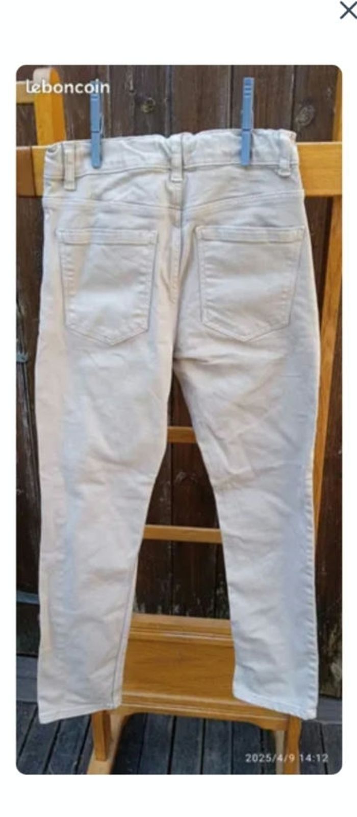 Pantalon slim beige - photo numéro 2