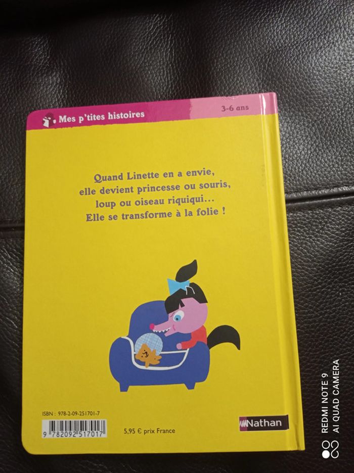 Livre enfant Linette à tue-tête m, Mes p'tites histoires Nathan - photo numéro 5