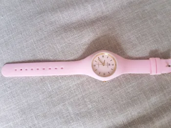 Montre rose pâle Ik Collection Neuve