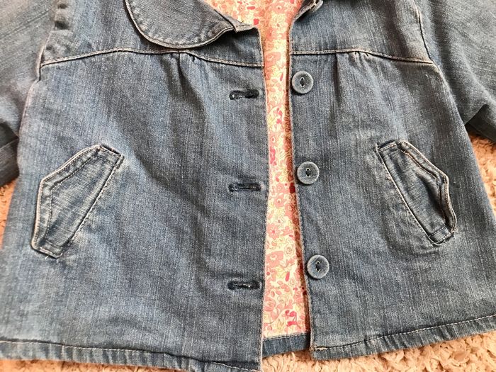 Veste jeans fille