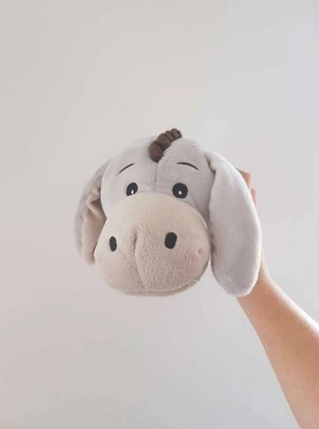Coussin  peluche âne  style Bourriquet