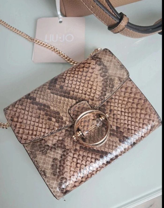 Liu Jo sac à main bandoulière + pochette porte monnaie python neuf - photo numéro 11