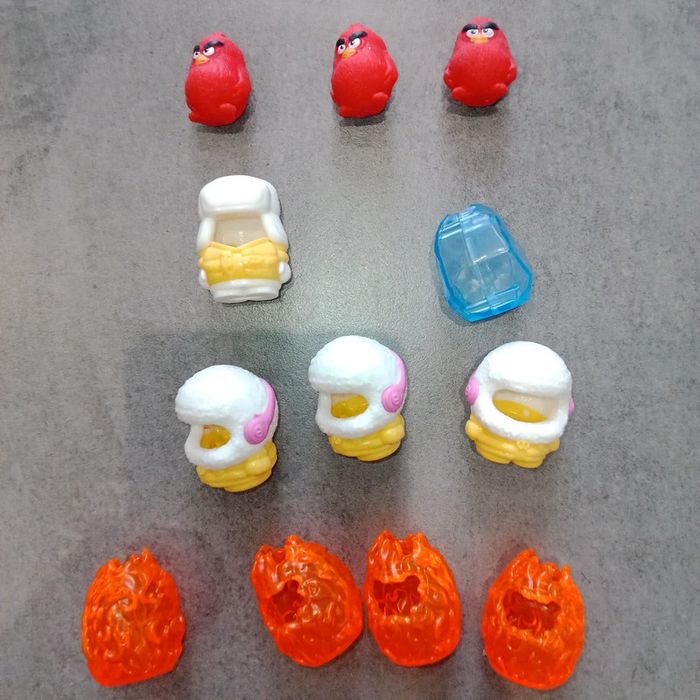 Lot 5 - Minis figurines personnages Angry birds