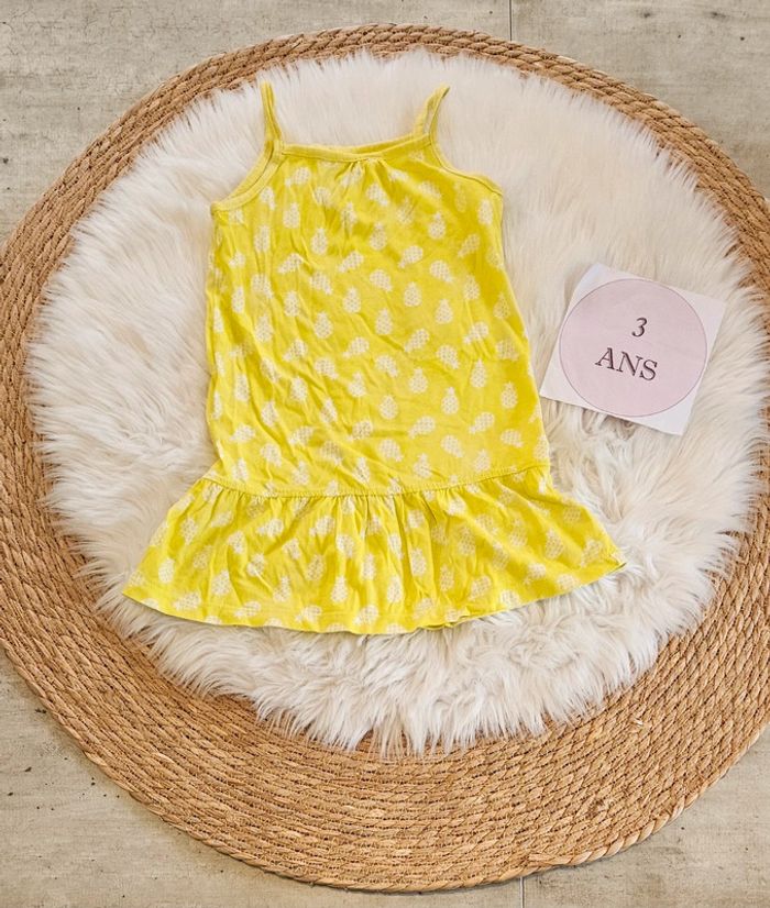 Robe ananas été 3 ans kiabi