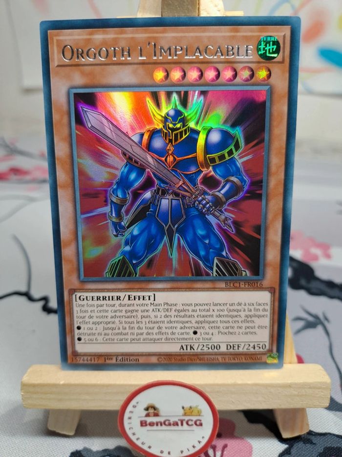 Carte Orgoth L'Implacable UR Yu-Gi-Oh! Batailles de Légende Chap.1 FR BLC1 016 1ère ed