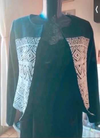 Veste pour femme TRÈS BON ÉTAT taille 36 couleurs noir et blanc
