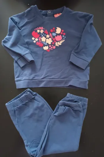 Ensemble jogging léger bébé fille 18/24 mois