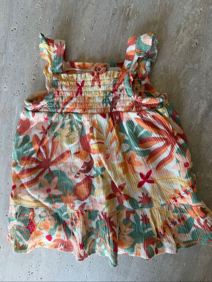 Robe motif jungle