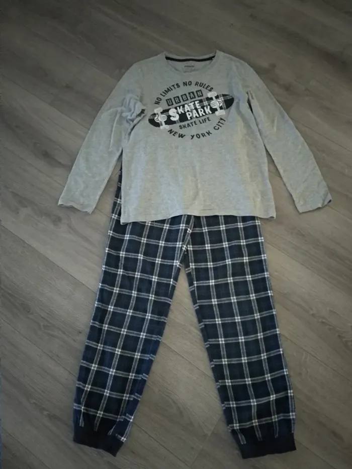 Pyjama long en coton