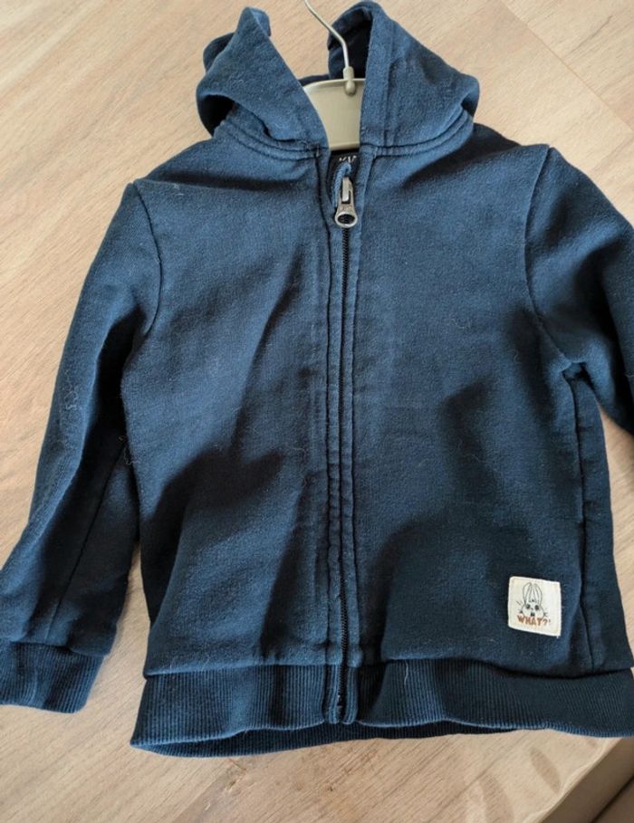 Gilet bleu marine 18 mois