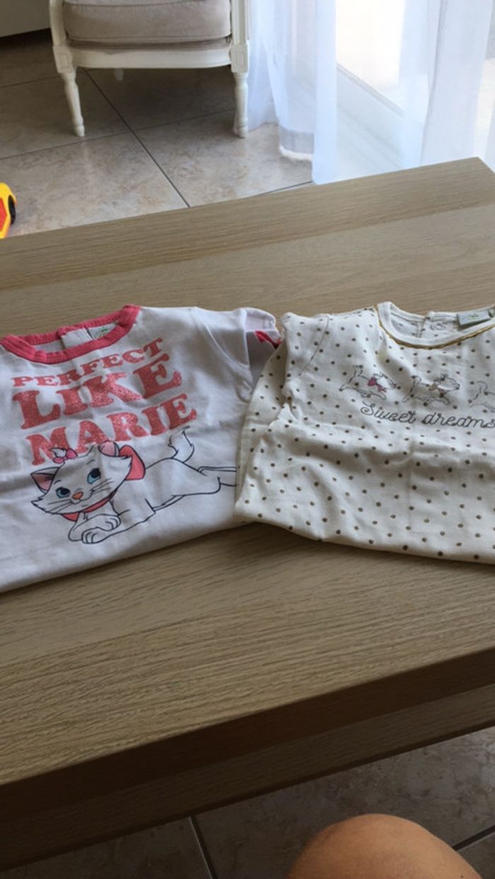 Lot de deux pyjamas disneys fille