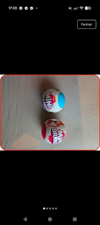 Lot 2 Boules Zuru Mini Brands Neuves - Séries Sneakers & Retro