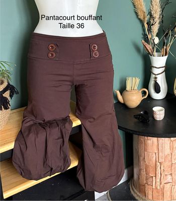 Pantacourt Bouffant taille 36 