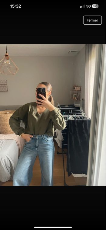 Pull kaki kiabi