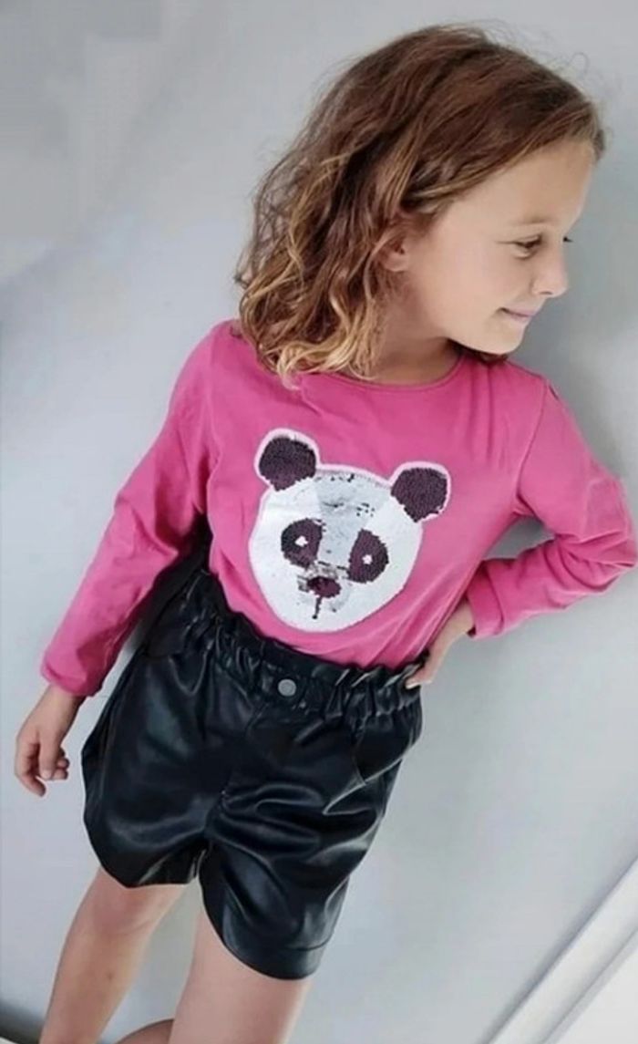 10 ans ensemble teeshirt okaidi et short simili Kiabi