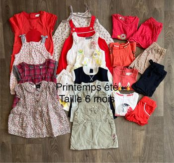 Lot printemps été taille 6 mois (20 articles) Sergent Major Obaïbi Dpam Zara