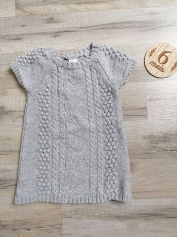 Robe pull 6 mois fille