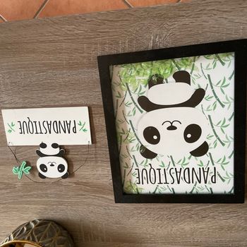 Ensemble cadre et deco a accrocher