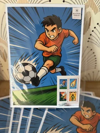 Affiches Football Hero pour chambre enfant