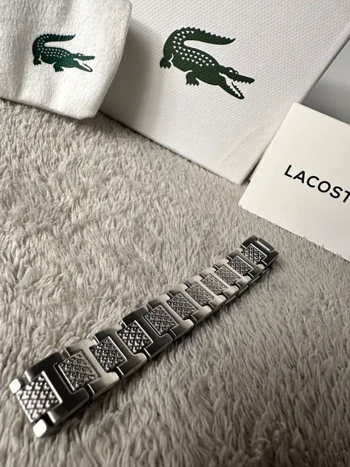 Bracelet Lacoste métropole argent - photo numéro 3