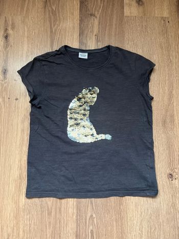 Tee shirt fille à sequins 12 ans TAO