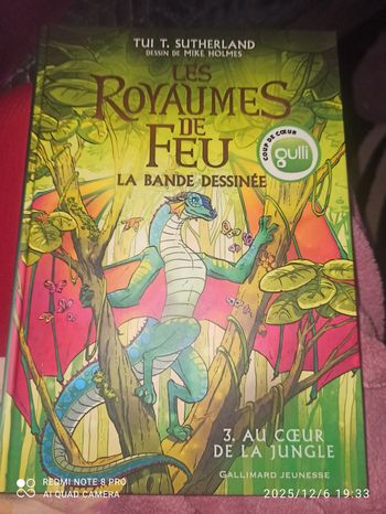 Livre royaume de feu bande dessinée tome 3