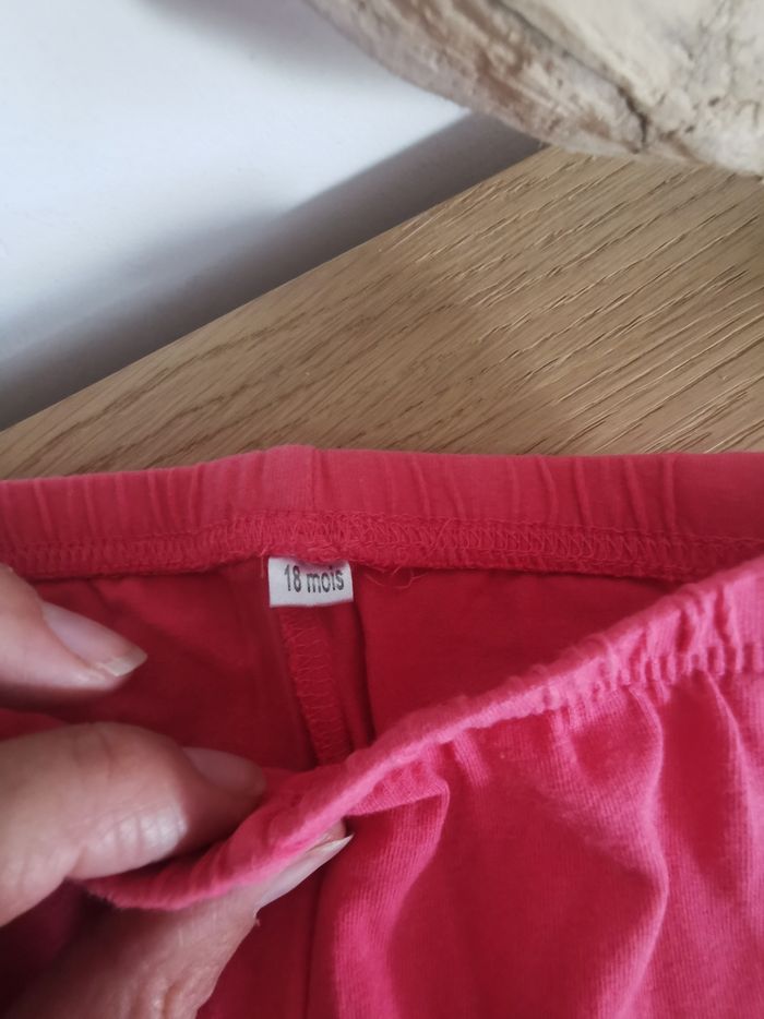 Lot de 2 leggings bébé fille 18mois tbe - photo numéro 4