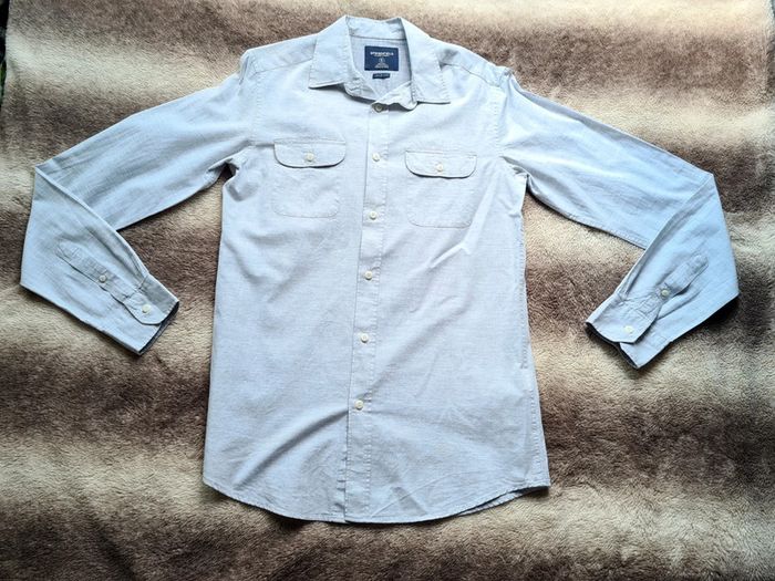 Chemise bleue grise - photo numéro 2