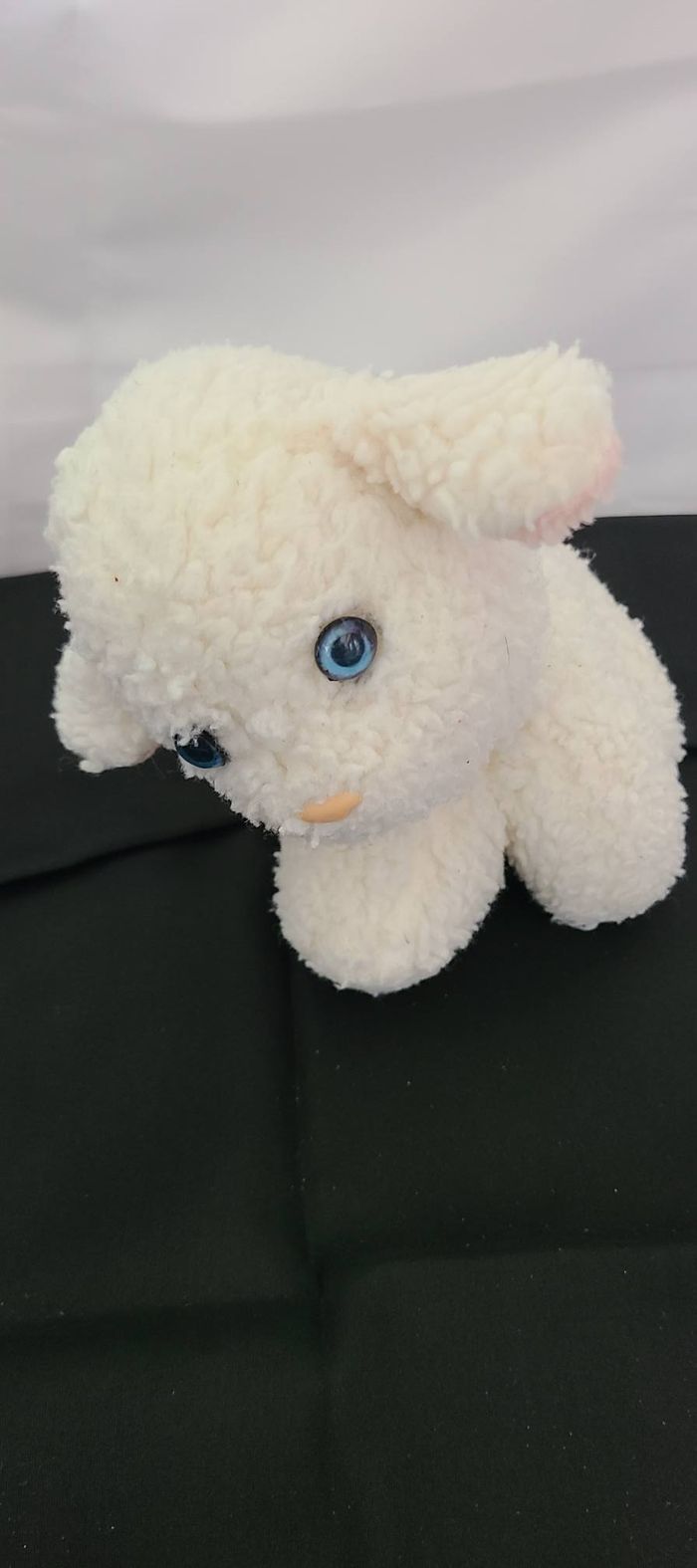 Ancienne peluche Vintage Mouton Agneau blanc 22 cm Bettella - photo numéro 4