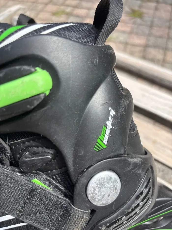 Patins à Roulettes Optimum - Taille Réglable 32 - 35 Idéaux pour Débuter ! - photo numéro 2