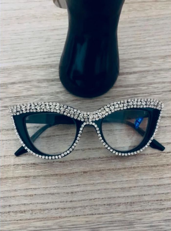 Lunette de vue 2.50 chic avec de strass 🍭🍭 - photo numéro 2