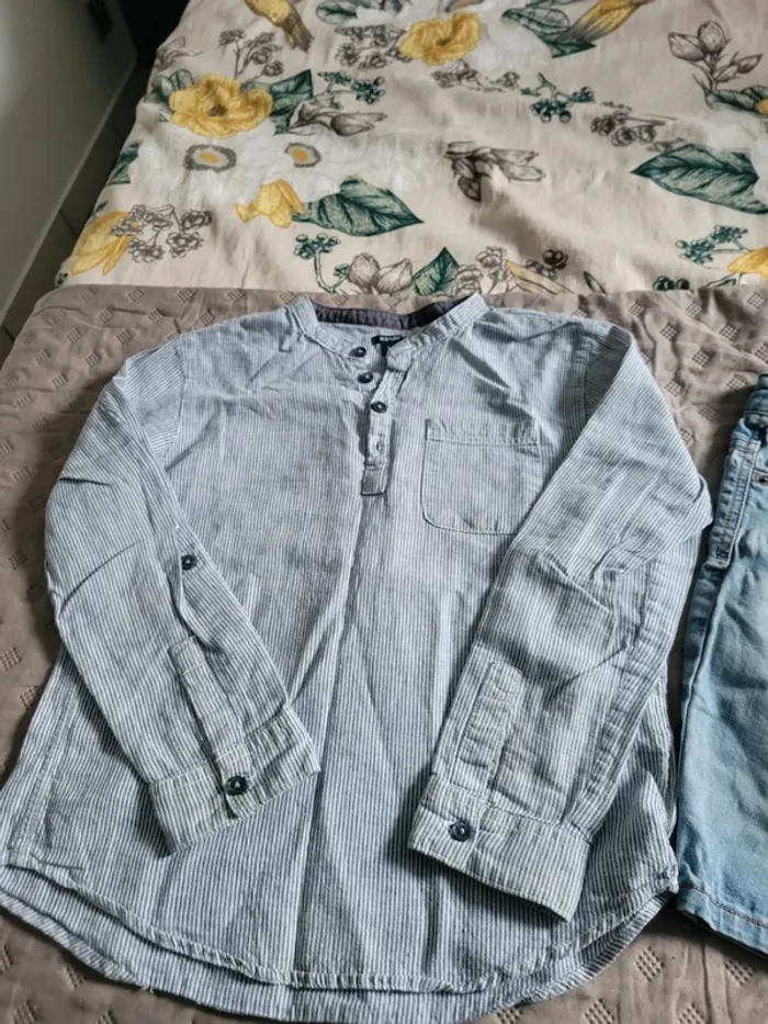 Bermuda et chemise 10 ans - photo numéro 2
