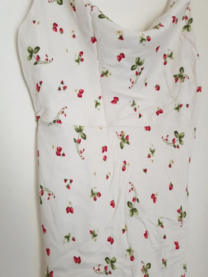 Robe longue motif fraises A1161 - photo numéro 2