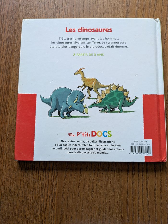 Livre ptit docs les dinosaures - photo numéro 2