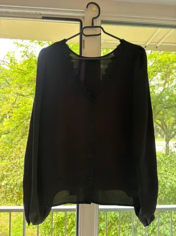 Chemisier noir Vero Moda