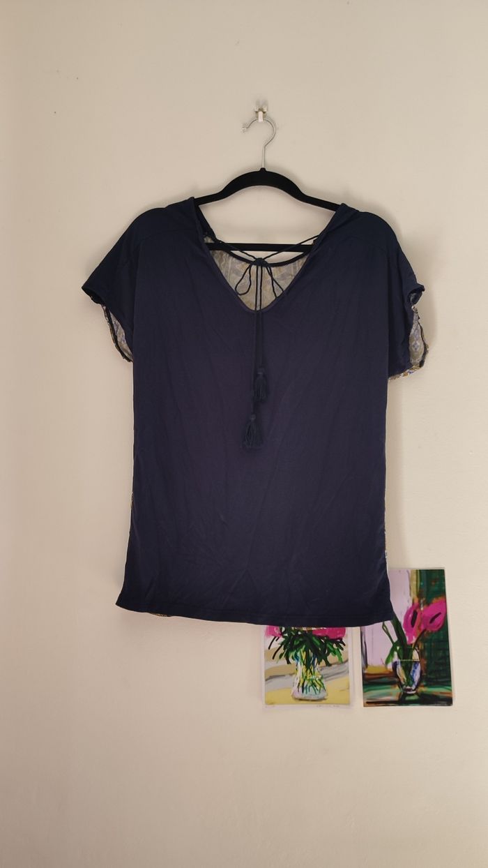 Top fantaisie Promod taille XS - photo numéro 3