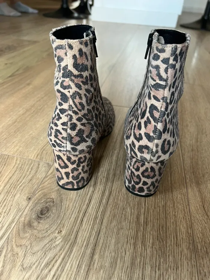 Bottes à talons léopard femme Les Fées de Bengale - photo numéro 4