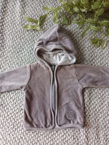 Gilet zippé naissance
