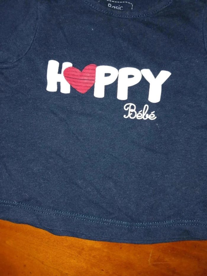 Tee-shirt hoppy 3 mois boîte à malice - photo numéro 2