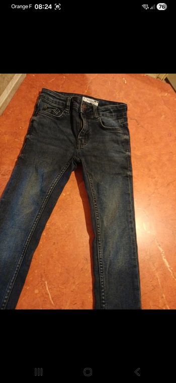 Jean skinny taille 7 ans