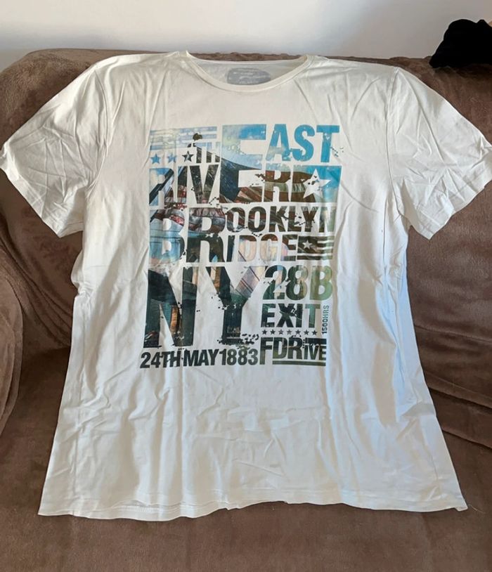 Lot 2 tee shirt homme taille XXL celio - photo numéro 5