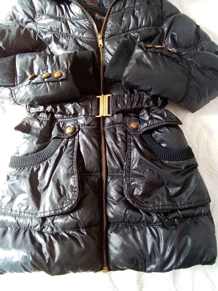 Doudoune mi-longue noire avec capuche Morgan taille 36 - photo numéro 5