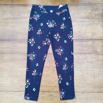 Tregging avec motif fleurs coccinelles 