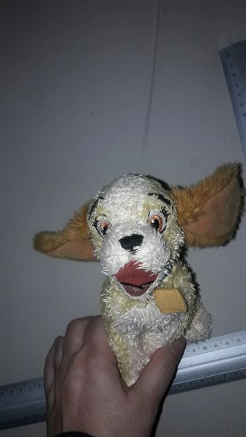 Belle et le clochard peluche