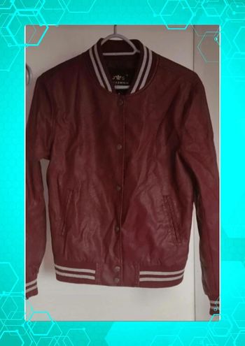 Veste en simili cuir J S Millénium