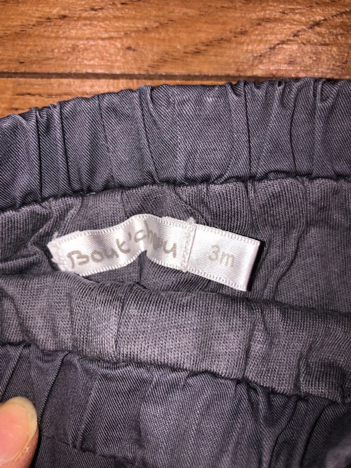 Lot de 2 pantalons bout’chou kitchoun🌺 taille 3 mois - photo numéro 6