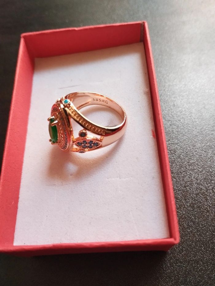 Bague vintage Marquise avec coffret cadeau - photo numéro 5