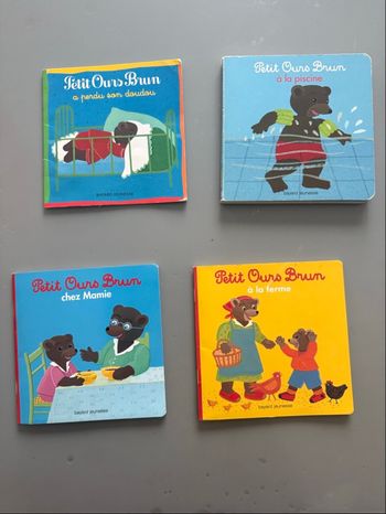 Lot de 6 livres Petit Ours Brun 