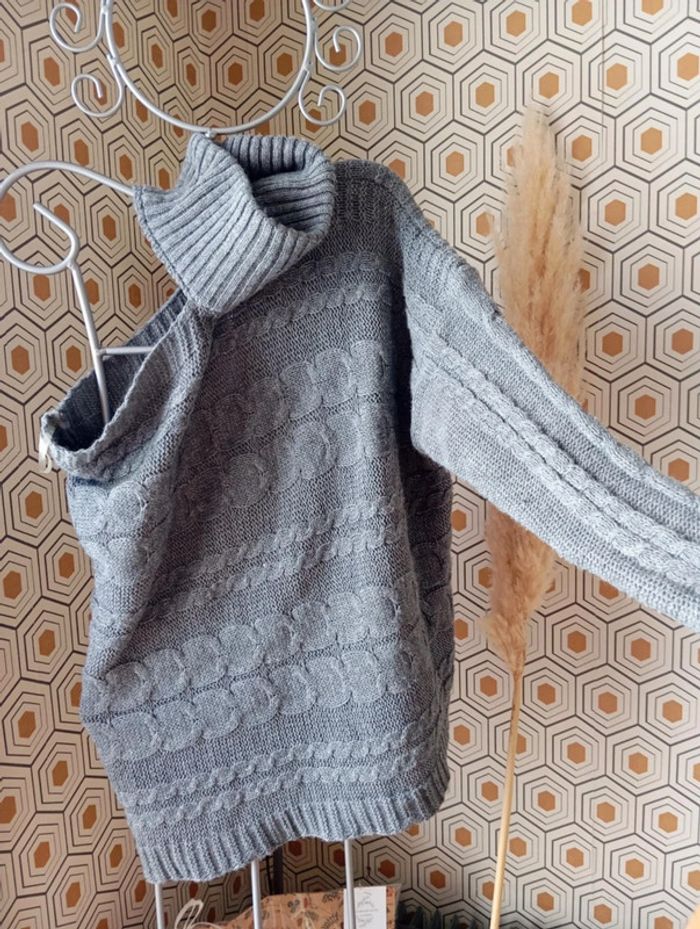 Pull col roulé taille L - photo numéro 2