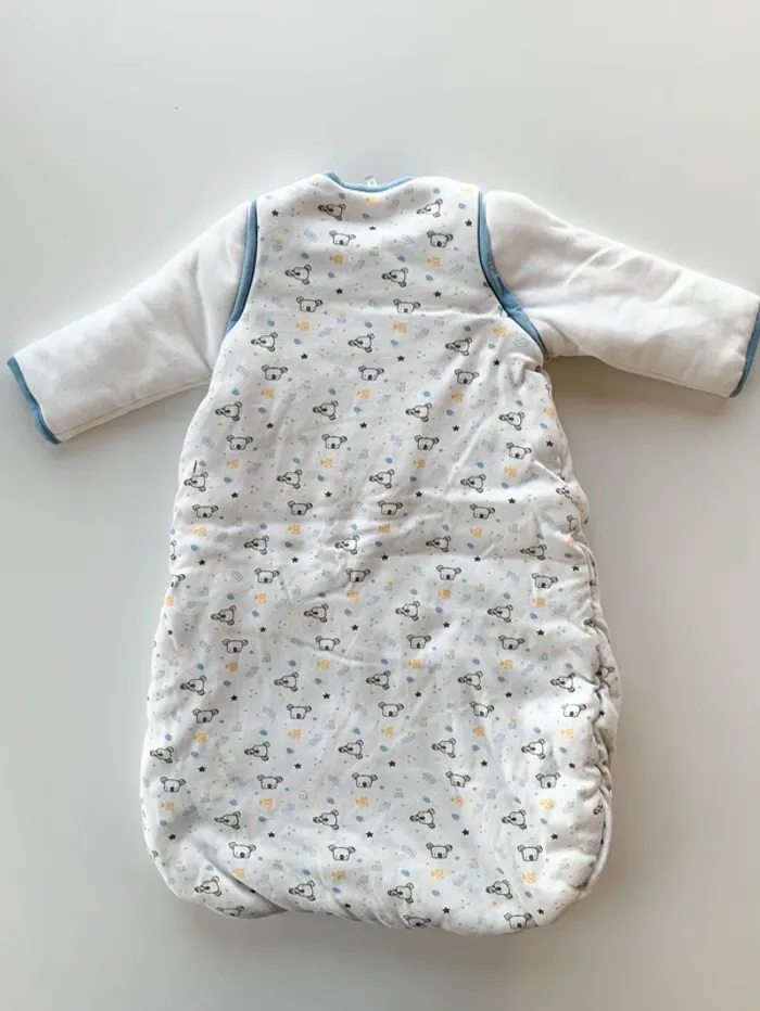 Gigoteuse / sac de couchage avec manches amovibles T.U. 70cm soit 6-9 mois - photo numéro 2